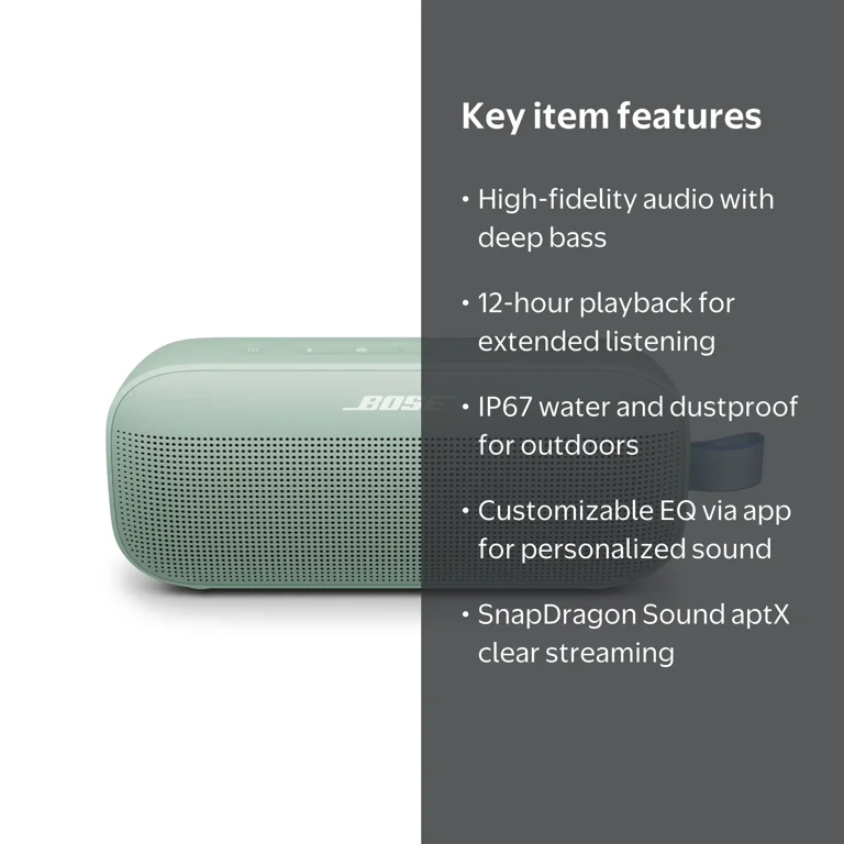 Bose SoundLink Flex II Wireless Waterproof Portable Bluetooth