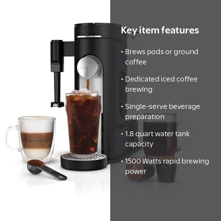 Free Shipping! Ninja - Pods & Grounds Specialty Single-Serve Iced