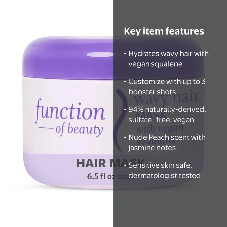 Function of Beauty Wavy Hair Mask Base with Vegan Squalene 6.5 fl