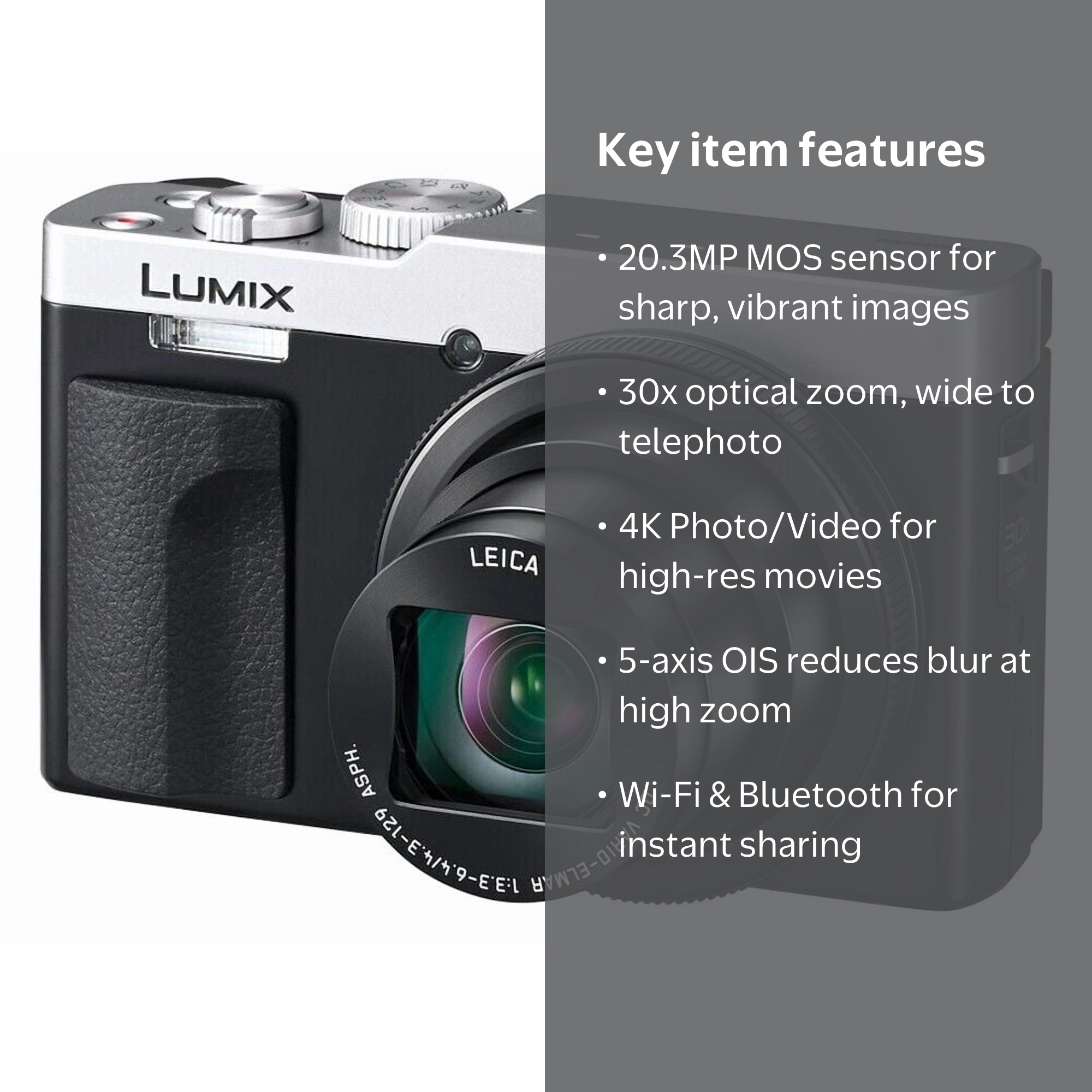 u*n様 Panasonic LUMIX DC-TZ99 美品 Panasonic LUMIX TZ/ZS99 Point and Shoot Camera, Compact Camera for