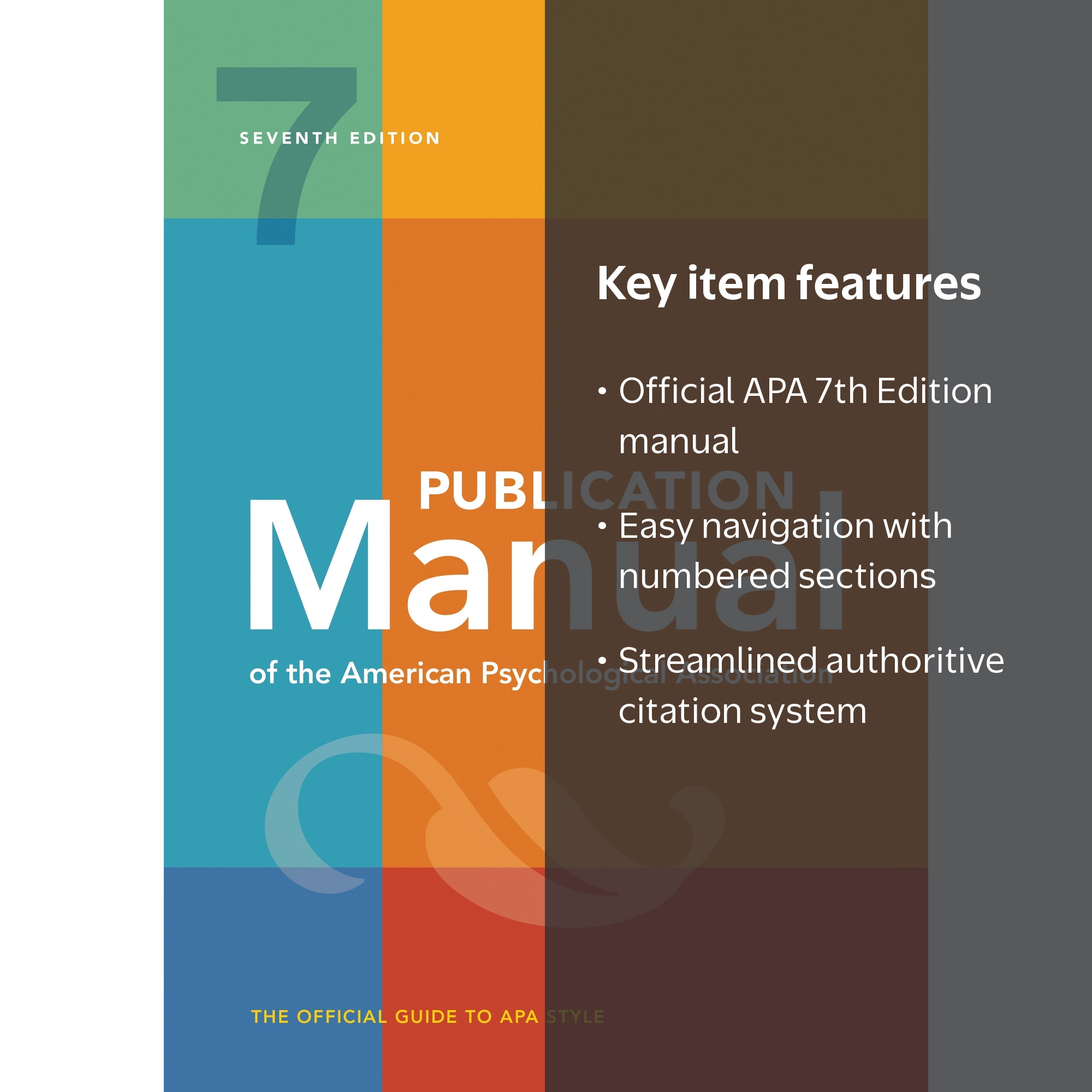 American Psychological Association, Publication Manual, 7th Ed