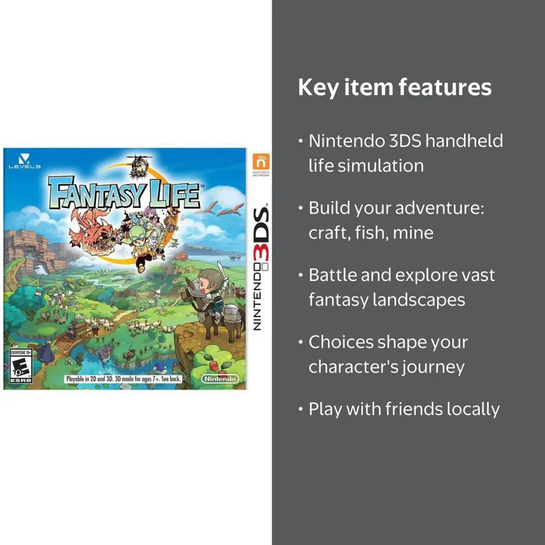Fantasy Life - Nintendo 3DS - Walmart.com