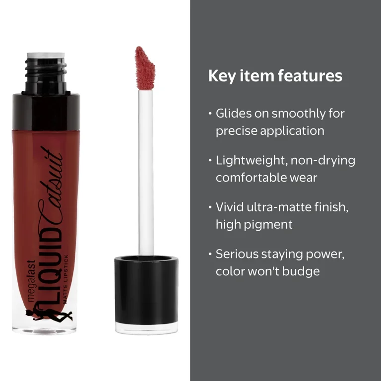 【Ma-got】 wet n wild MegaLast Liquid Catsuit Matte Lipstick, Goth Topic