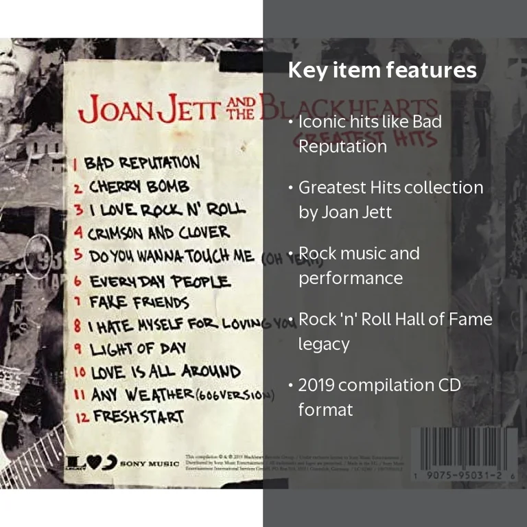 洋楽 DO OR DIE Greatest Hits CD Sony Music, CD, Greatest Hits, Joan Jett and the Blackhearts