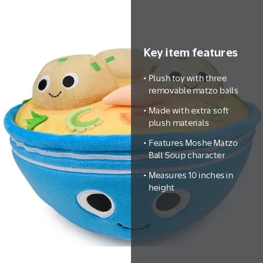 Yummy World Moshe Matzo Ball Soup Interactive Plush - Walmart.com