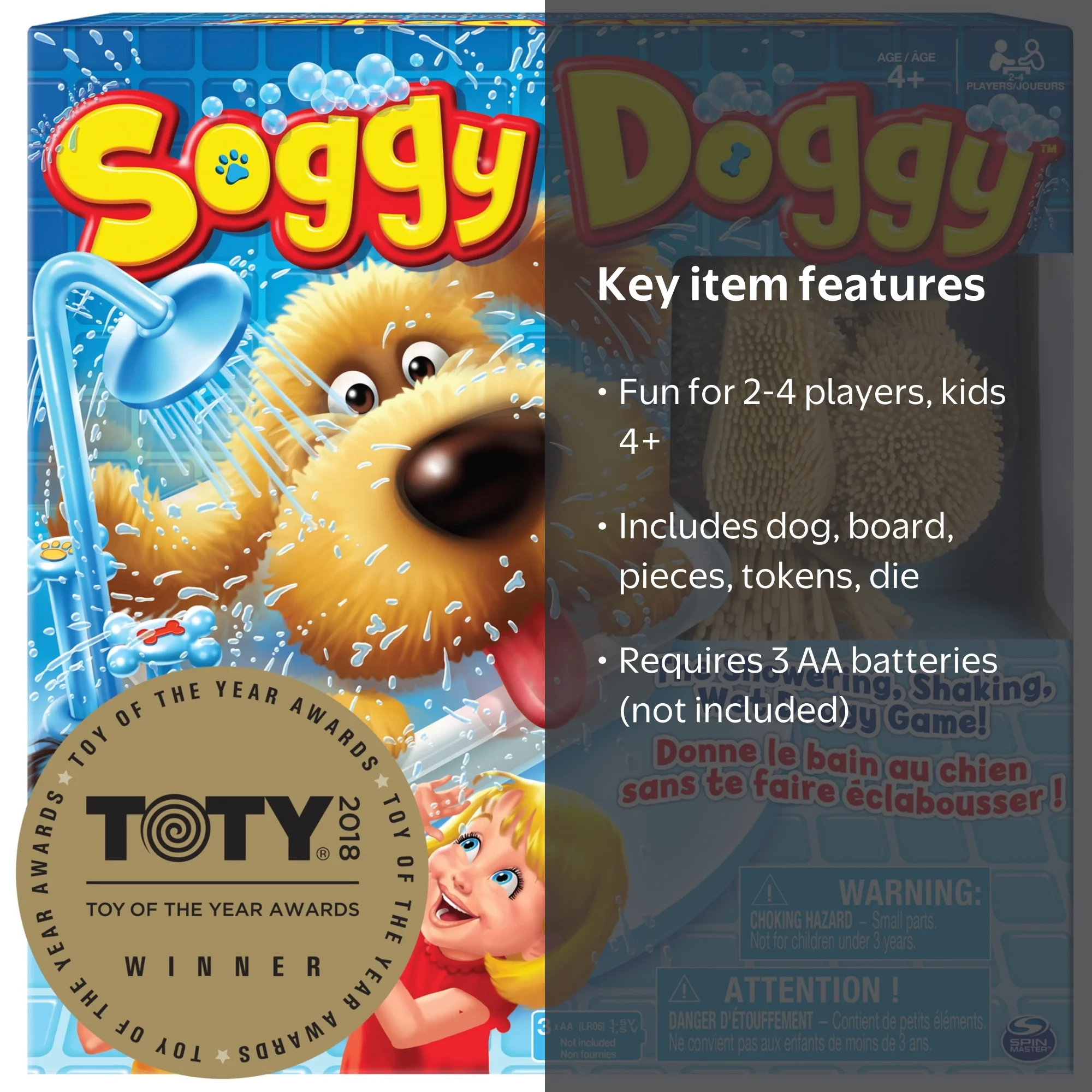 Soggy Doggy Board Game for kids ages 4-8 - Walmart.com