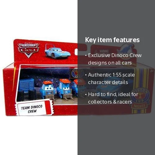 d*2様 Cars Race-O-Rama Team Dinocoセット Disney Cars Multi-Packs Team Dinoco Crew Diecast Car Set - Walmart.com