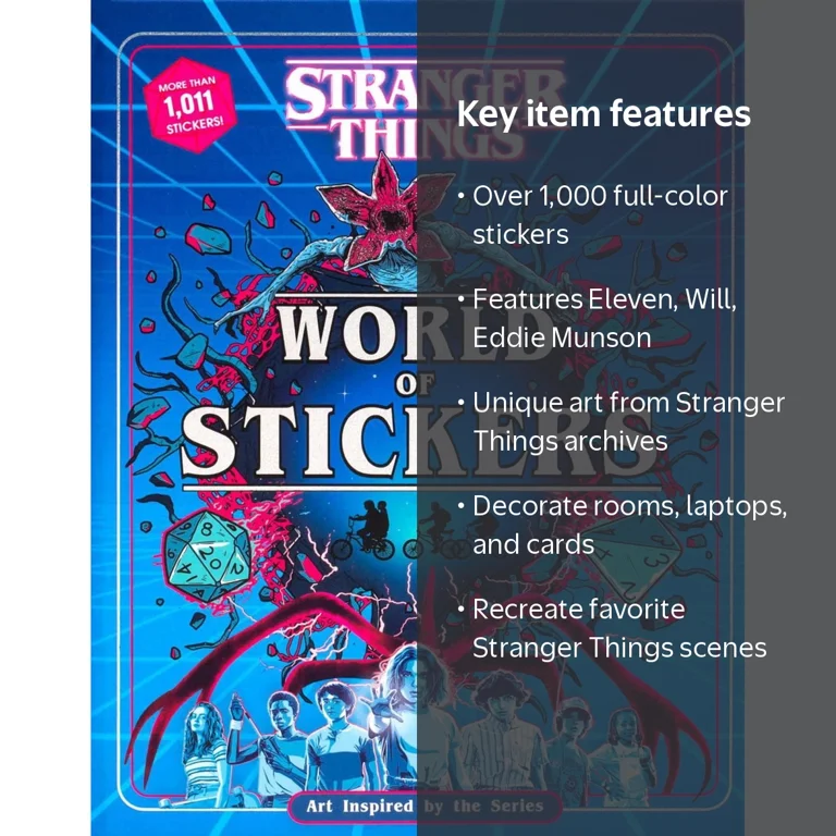 Stranger Things World of Stickers: Art Inspired by the Series
