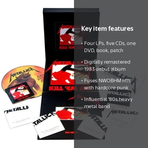 洋楽 llica Kill 'Em All Deluxe Box Set Metallica - Kill Em All (Deluxe Box Set) - Music & Performance
