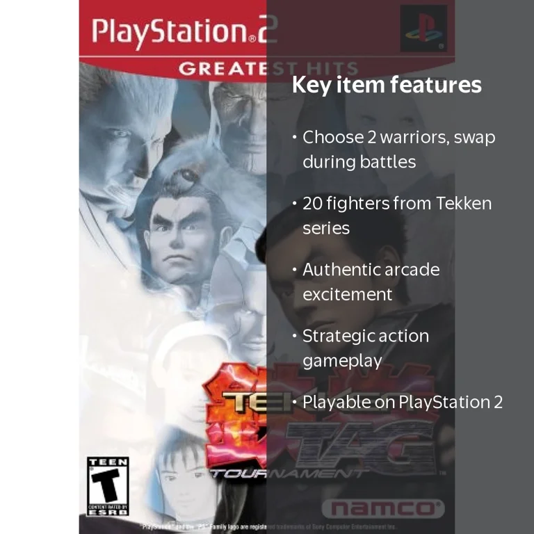 Bandai Namco, PlayStation 2 Game, Tekken Tag Tournament - Walmart.com