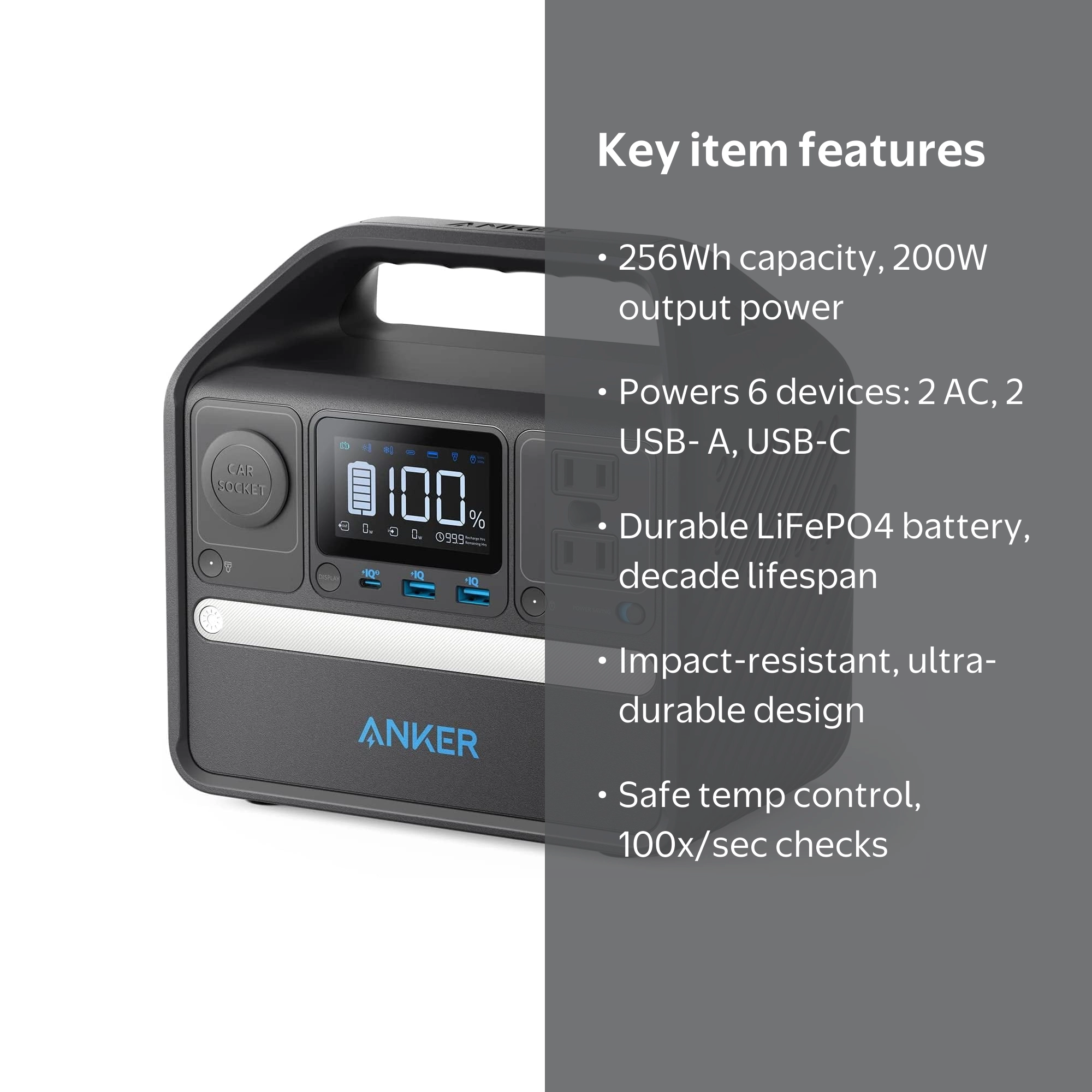 Anker PowerHouse 521 - Outdoor portable power units - Walmart