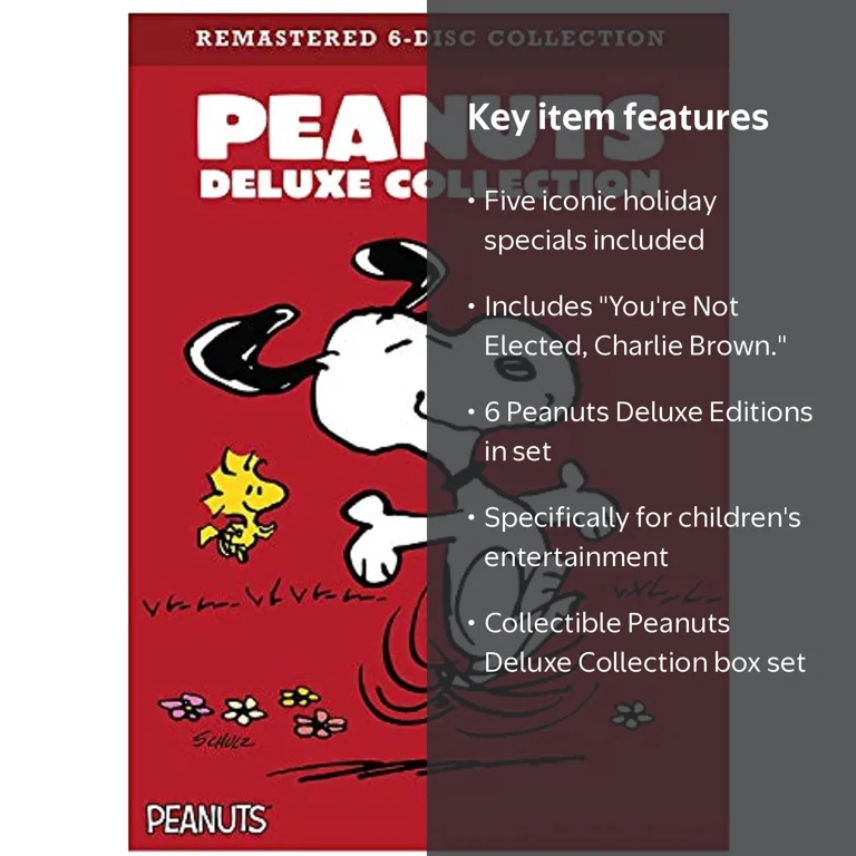 SDS, Peanuts Deluxe Collection, DVD, All 6 Classic Specials