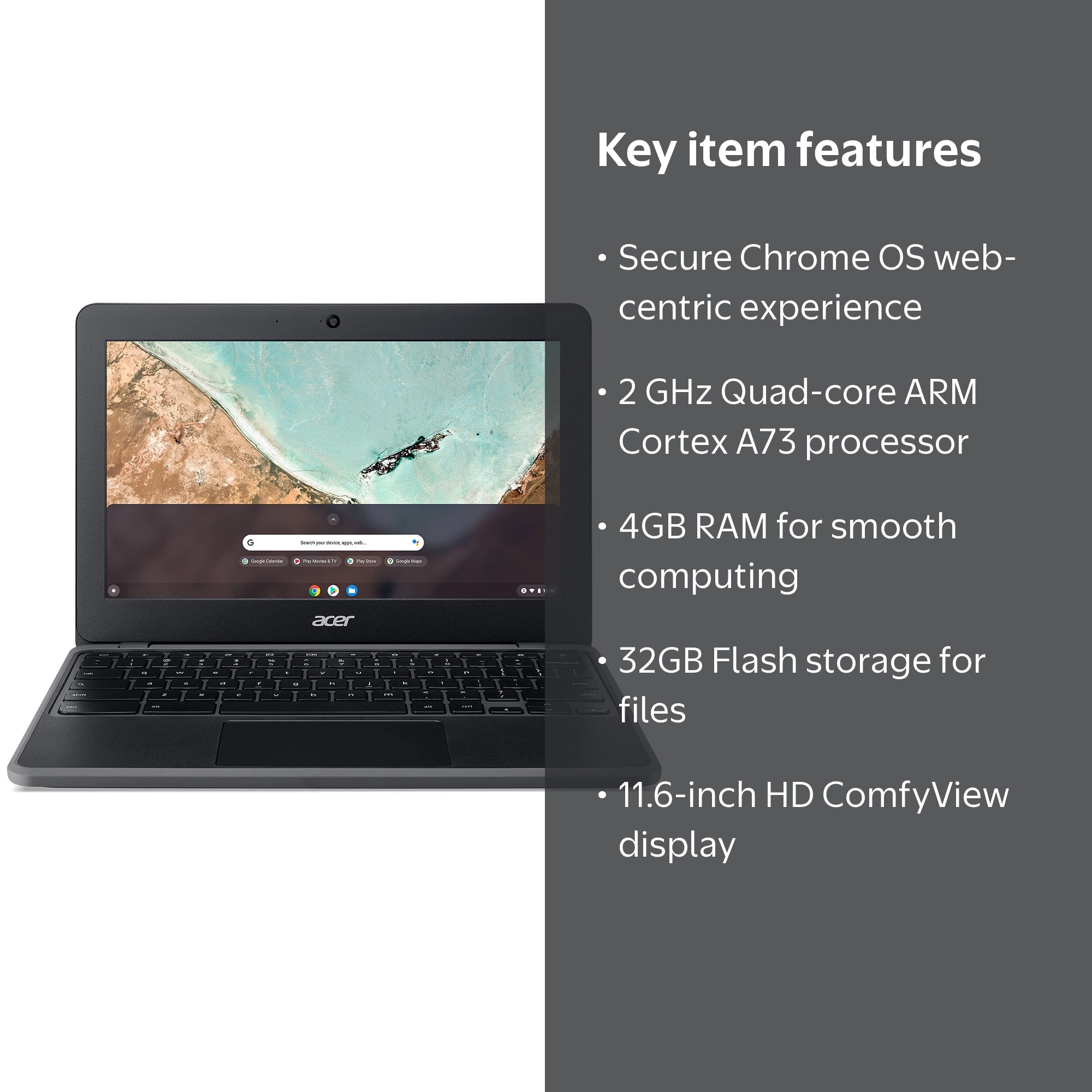 Acer Chromebook 311 C722 C722-K4CN 11.6