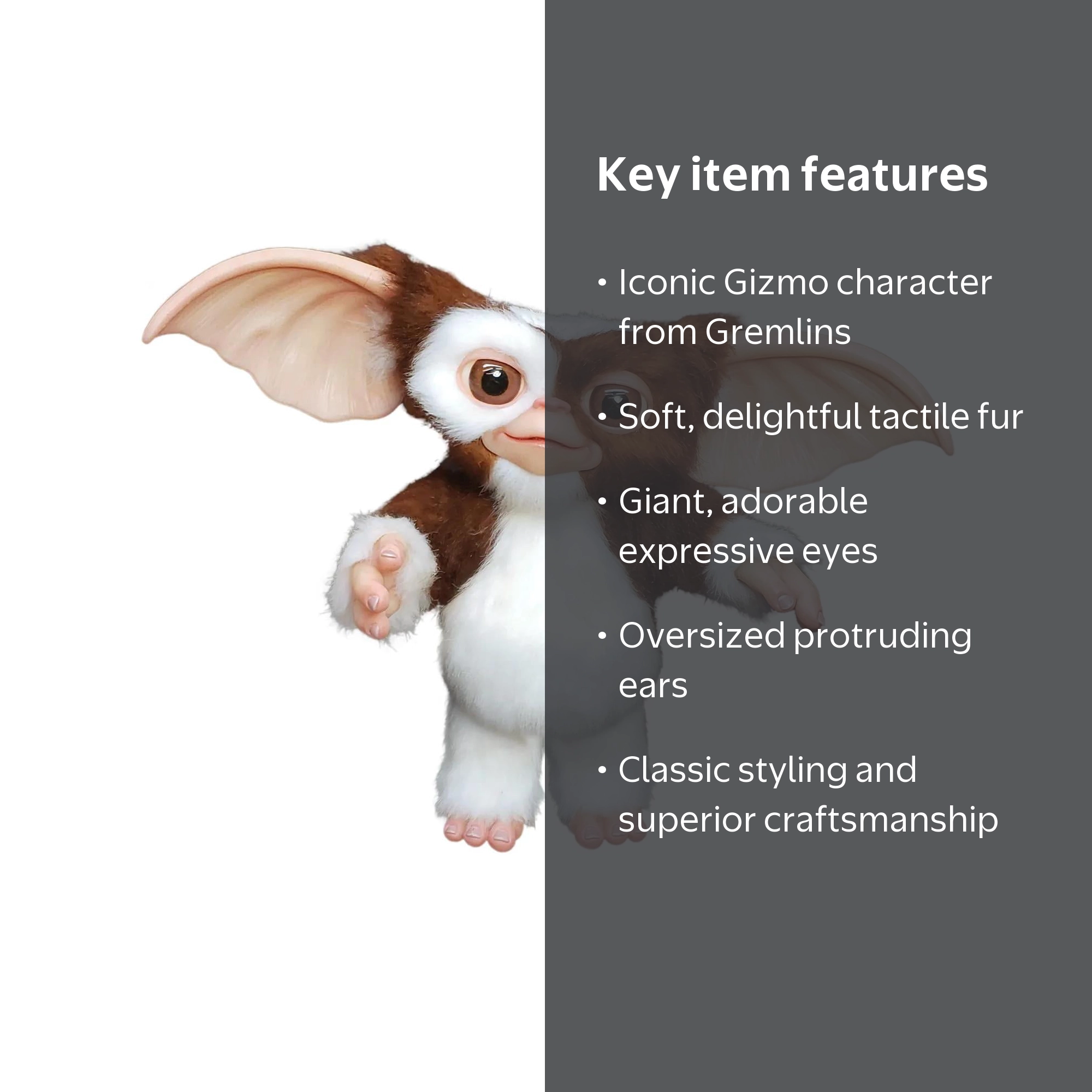Trick or Treat Studios, GREMLINS 2 GIZMO PROP, One Size, Soft Fur