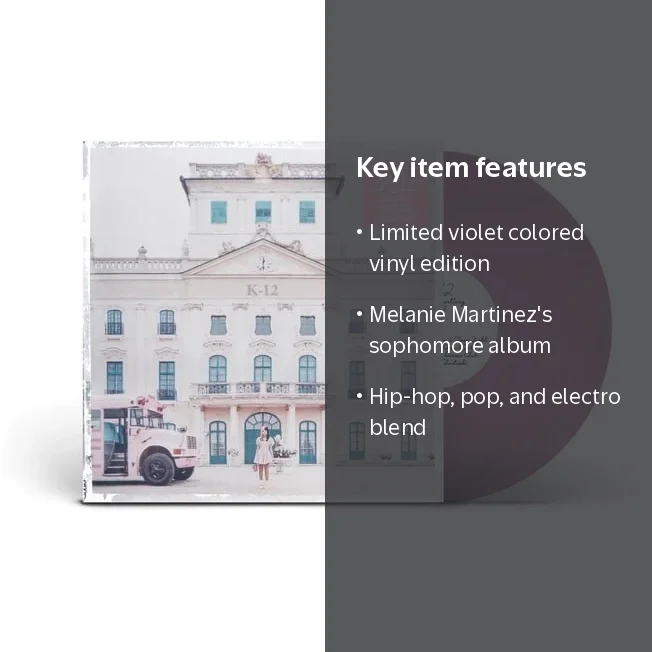 Melanie Martinez - K-12 (Violet Limited LP) Vinyl Record - Walmart.com