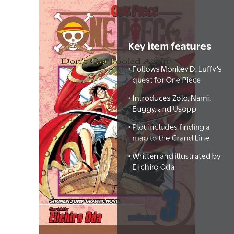Eiichiro Oda, One Piece Manga, Vol. 3, Don't Get Fooled Again Book