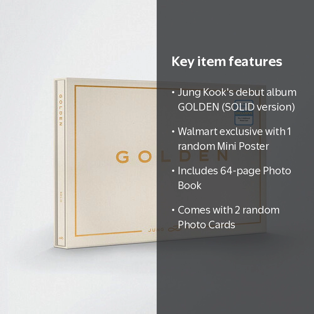 Jung Kook (BTS) - GOLDEN (SOLID) (Walmart Exclusive) - Music