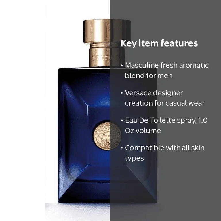 Versace, Eau De Toilette Spray, 1.0 Oz, Fresh Aromatic Notes