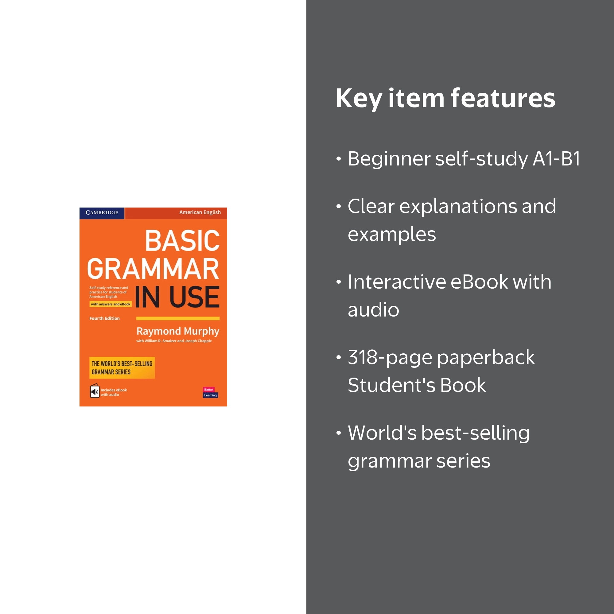 「BASIC GRAMMAR IN USE (3/E): SB W/AK ROM Grammar in Use Basic Grammar in Use Student's Book with Answers