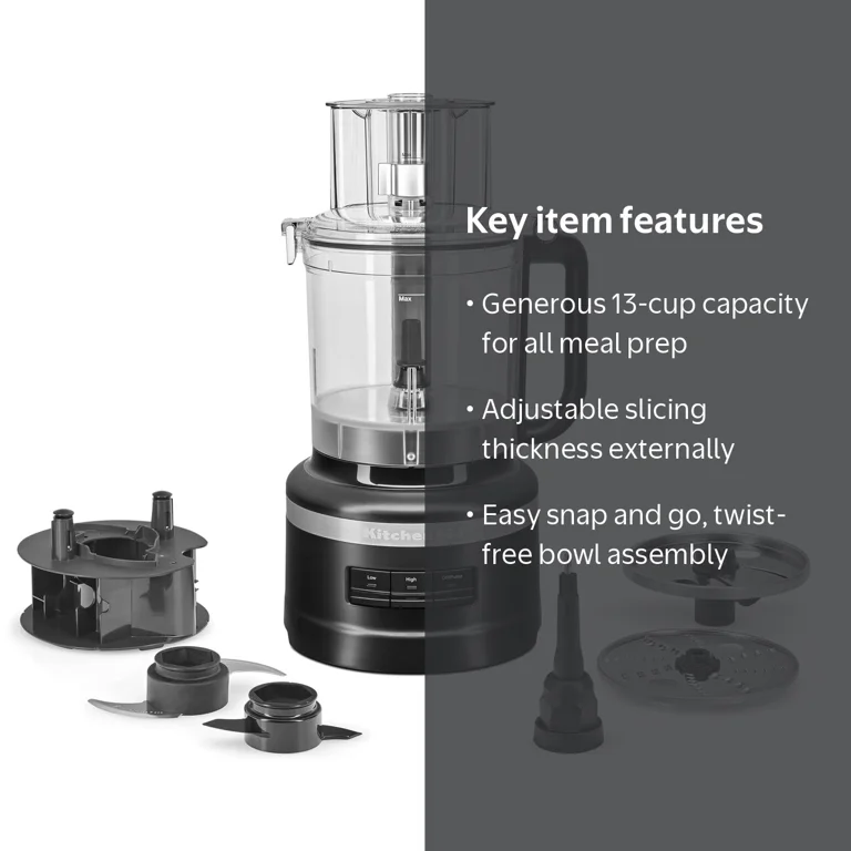 KitchenAid, Food Processor, KFP1318, 13 Cup Capacity - Walmart.com