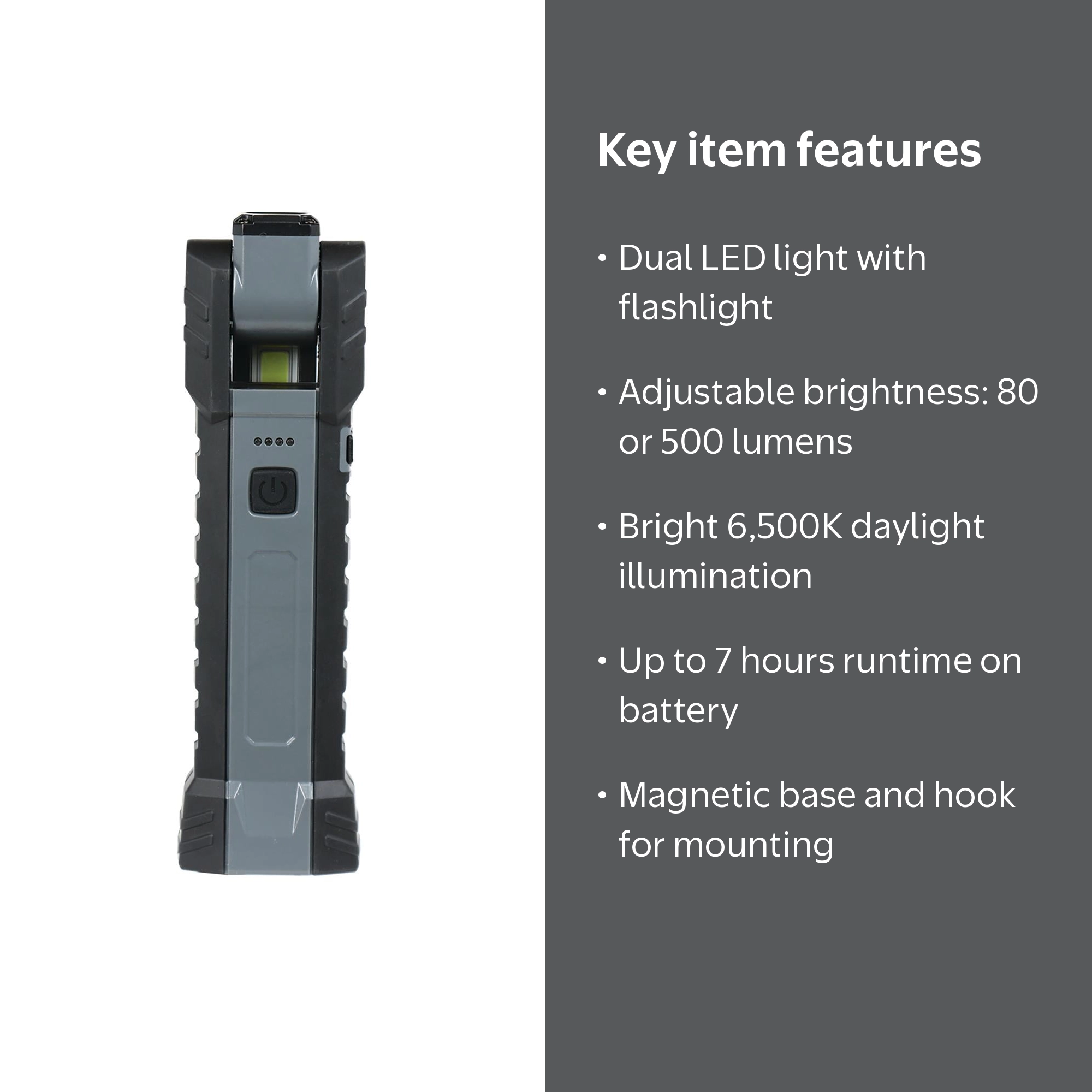 Feit Electric LED 5W Daylight 500 Lumen Portable Flip Work Light