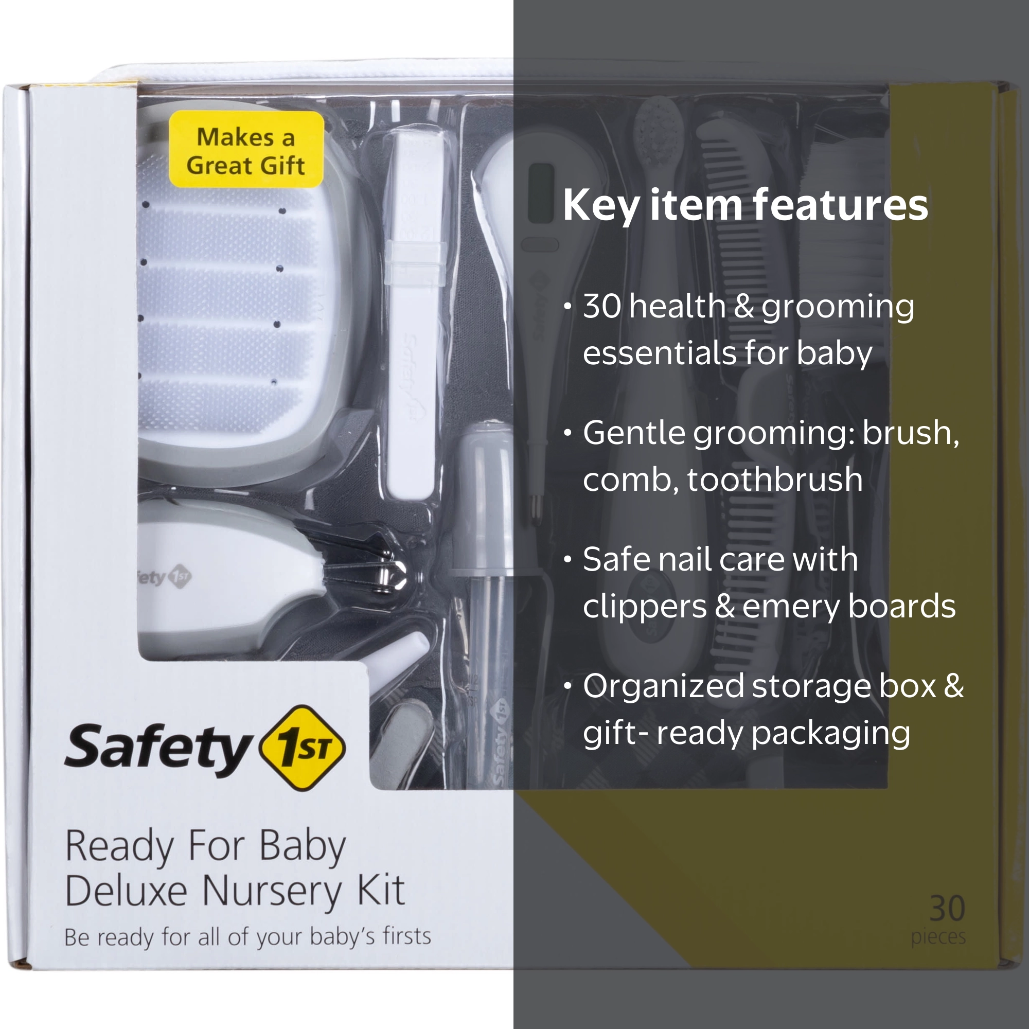 BABYL グッズセット Safety 1st Ready for Baby Deluxe Nursery Kit, 30-Piece Infant Care