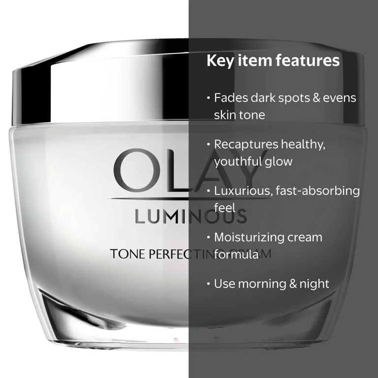 olay glutathione cream Luminous Light Perfecting Moisturizer Radiant Glow Day+Night 50g Active Rush Technology features a unique three Olay Regenerist Brightening Vitamin C