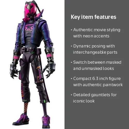 Marvel, Action Figure, Miles G. Morales, Neon Style - Walmart.com