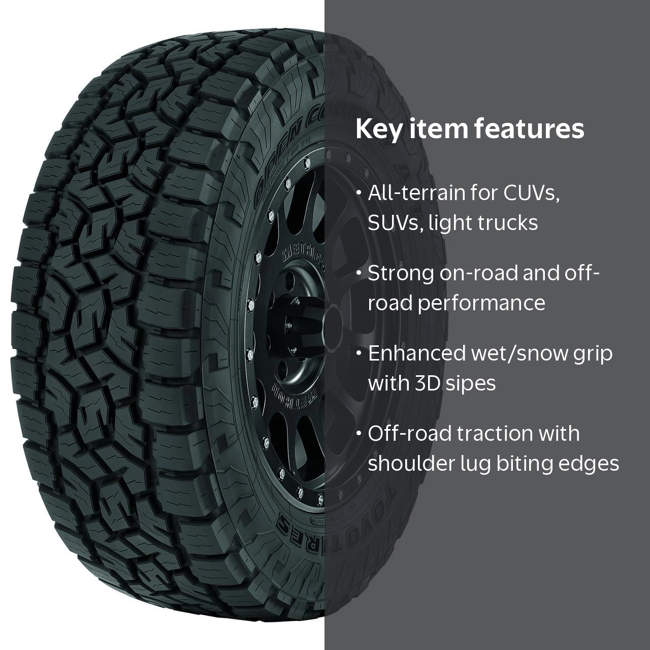 TOYO OPEN COUNTRY AT III All Season Tire, 215/65R16 102T XL, All