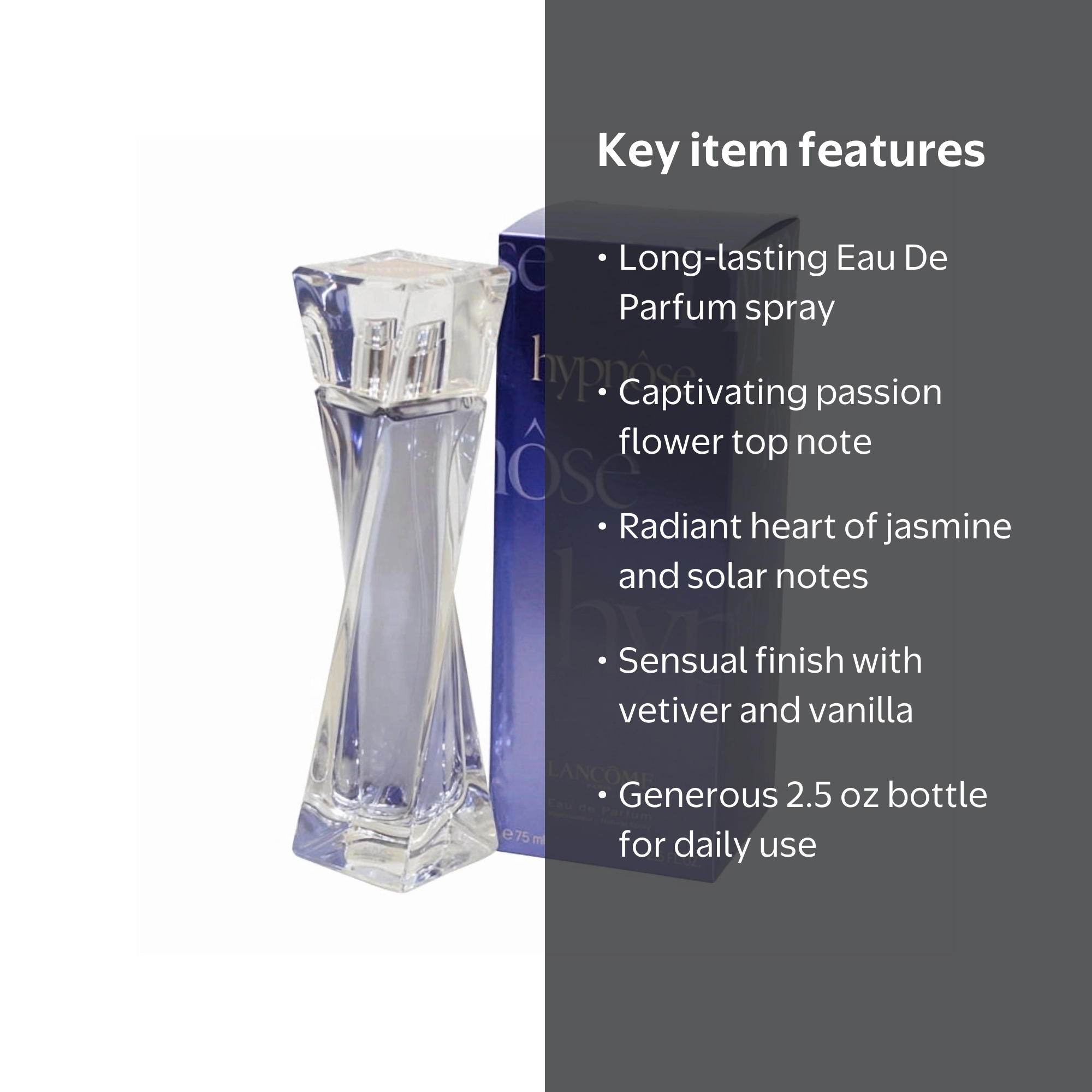 Lancome Hypnose Perfume Spray Eau De Parfum 2.5 Oz / 75 Ml for