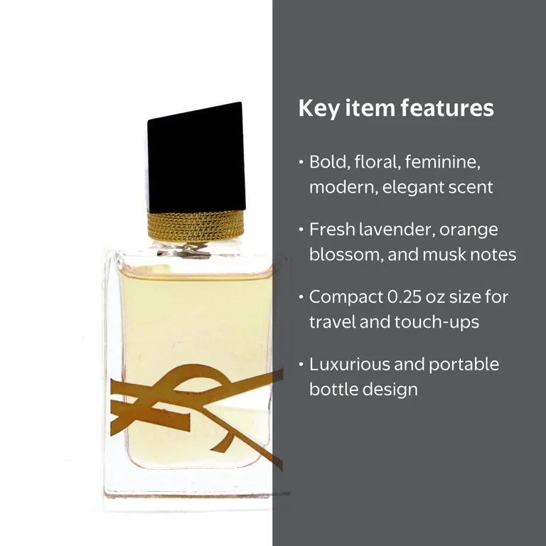 Yves Saint Laurent, Libre Eau de Parfum, 0.25 oz, Perfume for Yves Saint Laurent, Libre Eau de Parfum, 0.25 oz, Perfume for