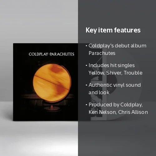 Coldplay - Parachutes (clear EcoRecord LP) - Music & Performance