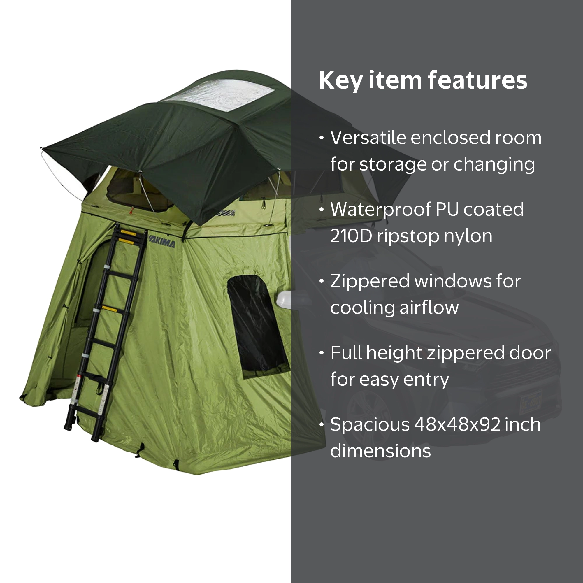 Yakima SkyRise SL Annex Wall Enclosure - Rooftop Tent Extension