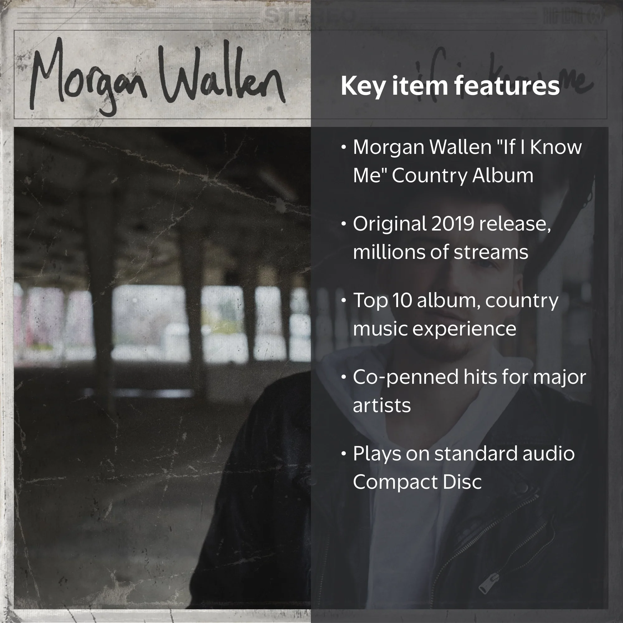 Morgan Wallen - If I Know Me - Music & Performance - CD - Walmart.com