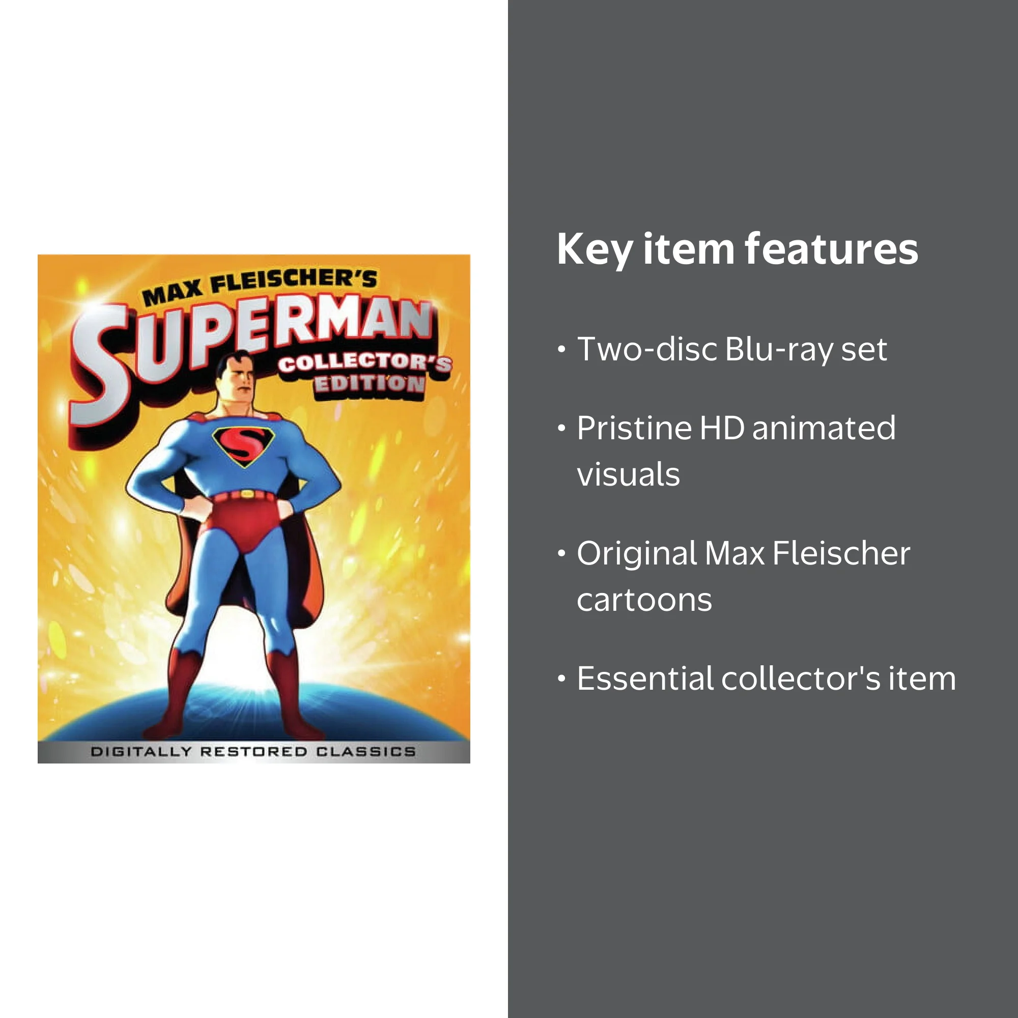 Max Fleischer's Superman: Collector's Edition (Blu-ray) - Walmart.com