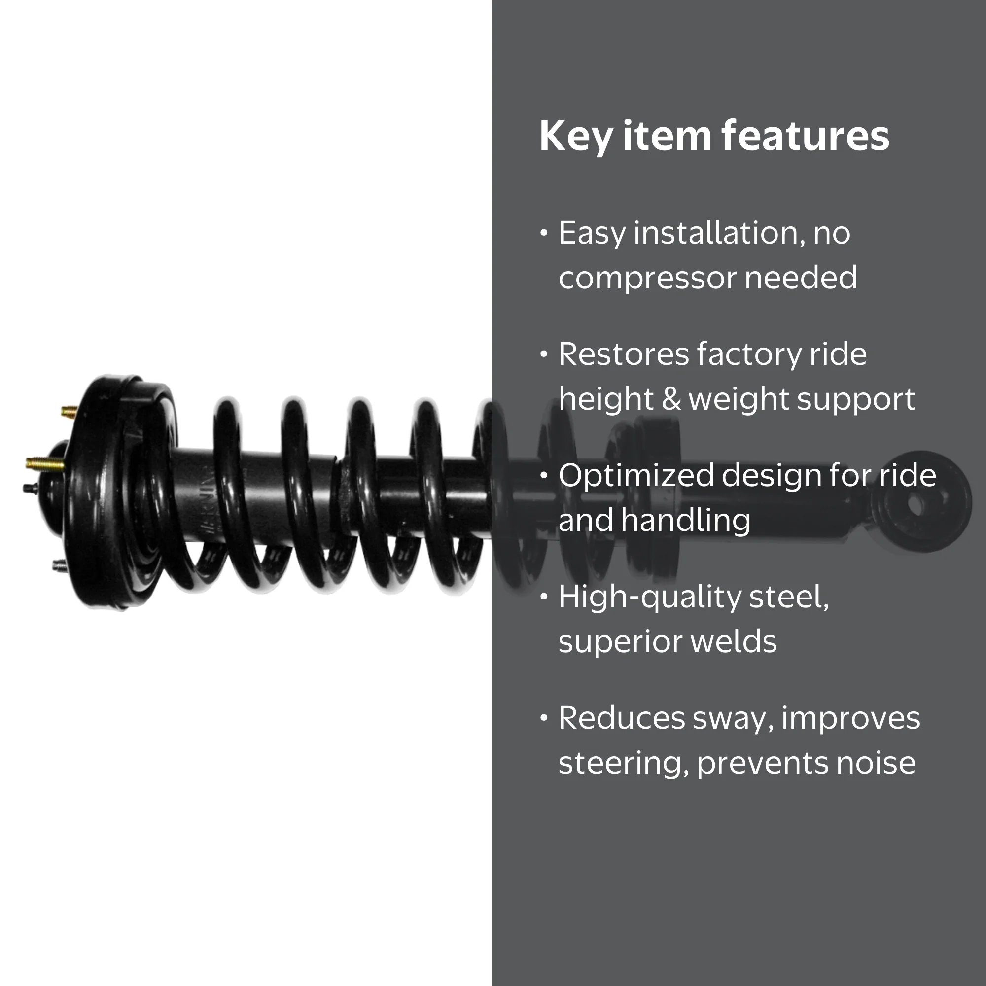 Monroe, Shocks & Struts Quick-Strut 171362 Coil Spring Assembly
