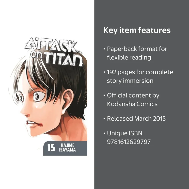 Attack on Titan Attack on Titan 15, (Paperback) - Walmart.com