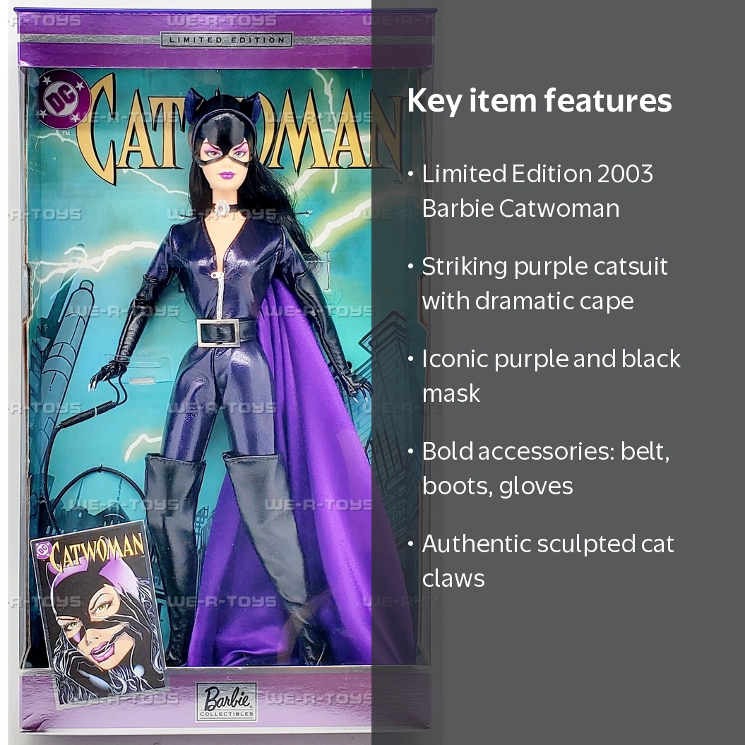Mattel Barbie as Catwoman B3450 - Limited Edition Collectible
