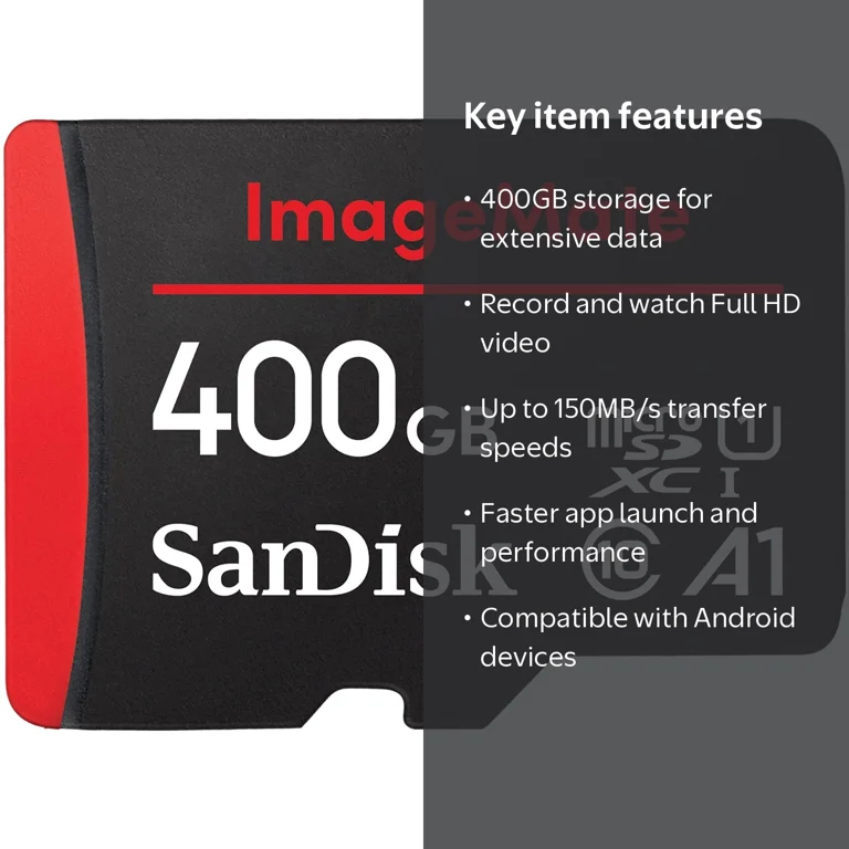 SanDisk 400GB ImageMate microSDXC UHS-I Memory Card - 150MB/s