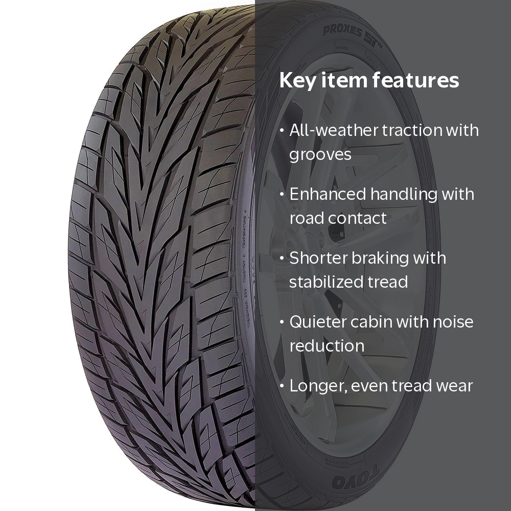 Toyo Proxes ST III 235/65R18 110V XL A/S Performance Tire for SUVs