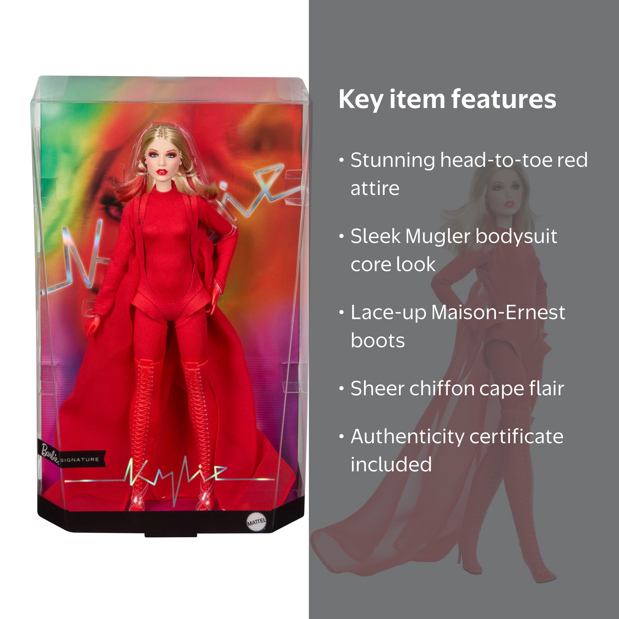 コレクターズ・アイテム KYLIE MINOGUE Barbie Signature Kylie Minogue Collectible Doll in Red 