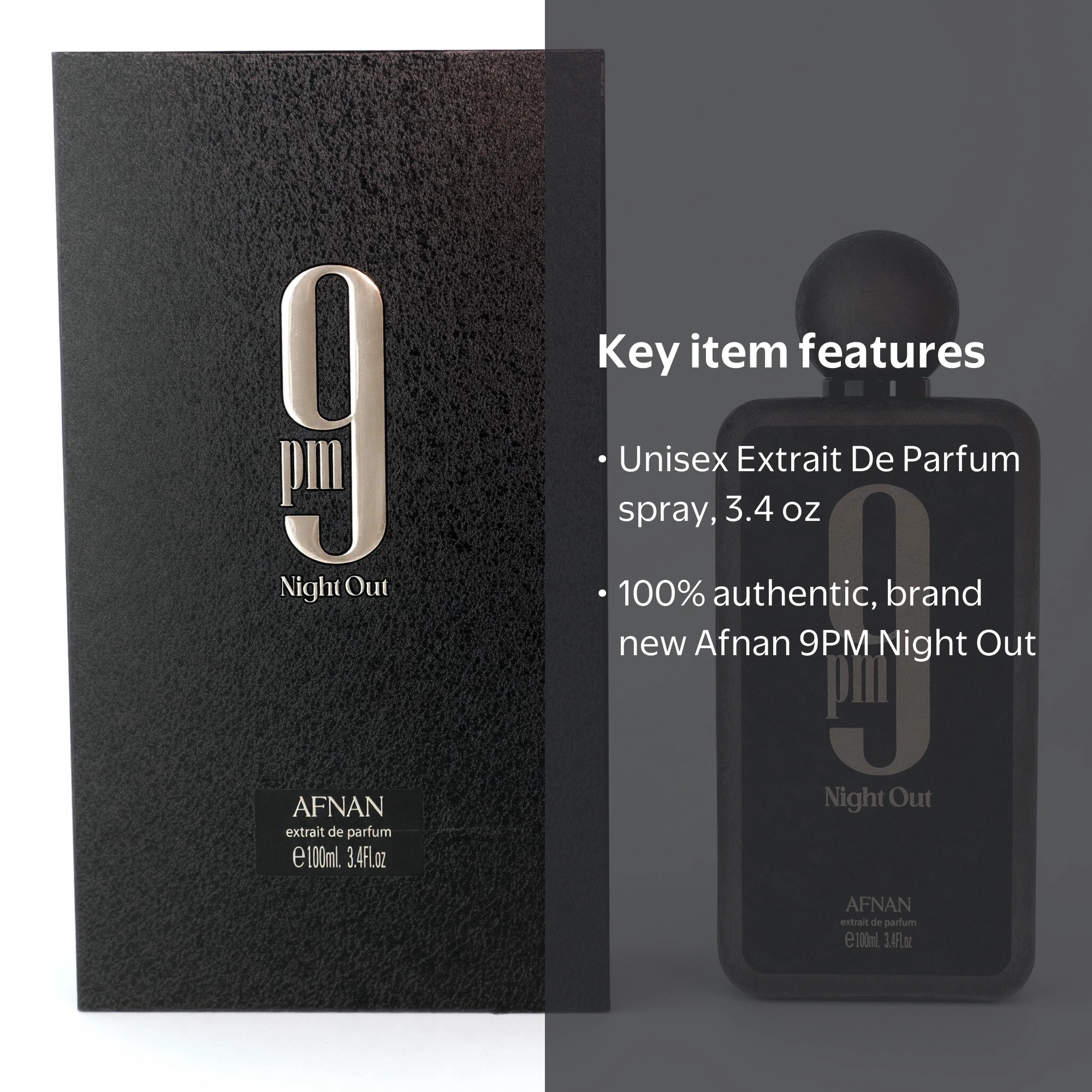 Afnan, 9PM Night Out Unisex Extrait De Parfum, 3.4 oz - Walmart.com