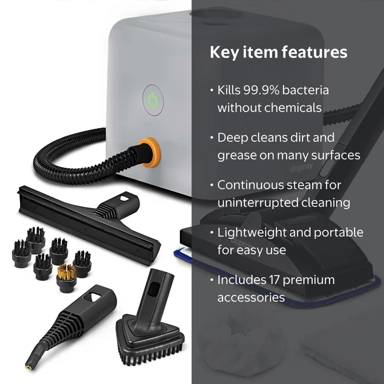 Dupray Neat Plus Multi-Surface Steam Cleaner, Gray - Walmart.com