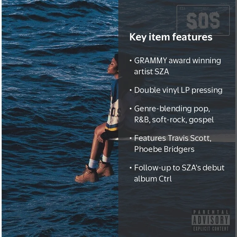 RCA, Vinyl Record, Sza SOS Music & Performance Double LP - Walmart.com