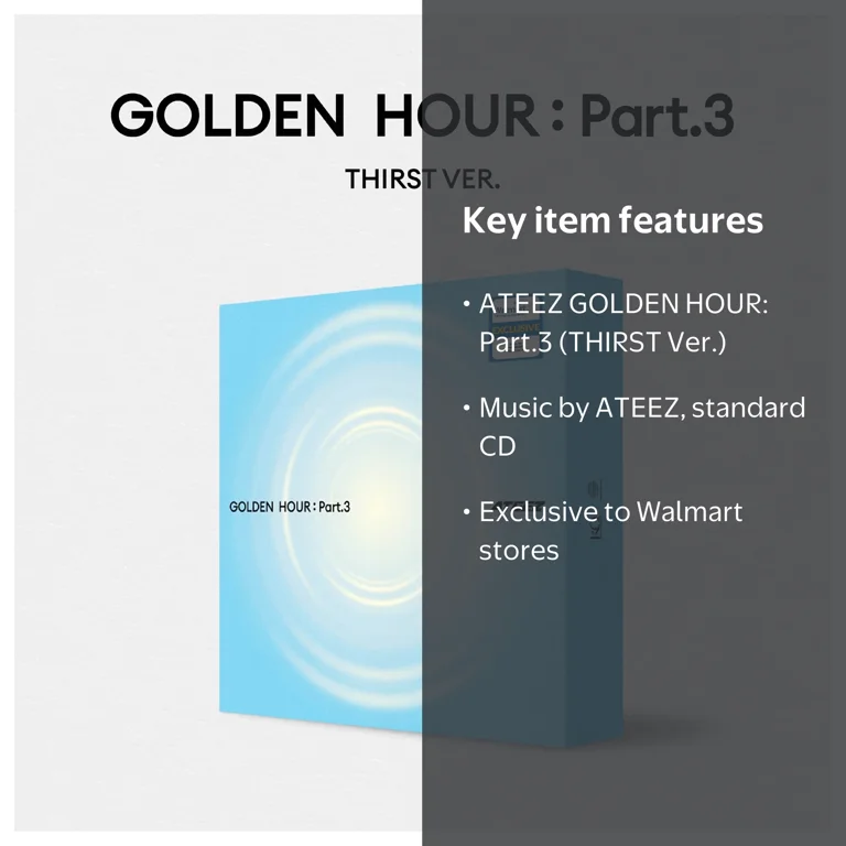 ATEEZ - GOLDEN HOUR : Part.3 (THIRST Ver.) - Walmart Exclusive CD