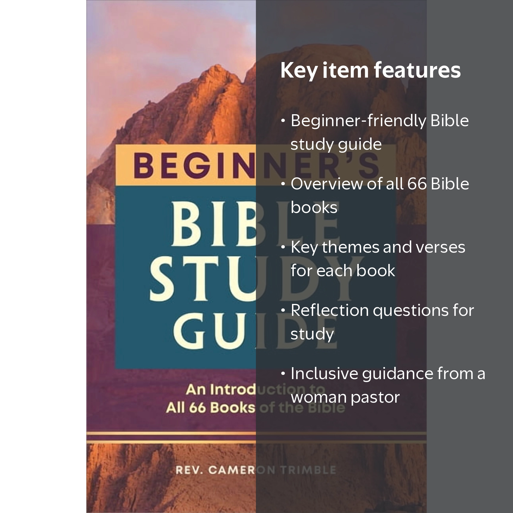 Cameron Trimble, Bible Study Guide, All 66 Books, Beginner