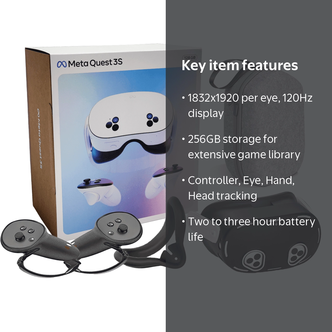 Meta Quest 3S 128GB All-In-One VR Headset for 2025-2026 Essential