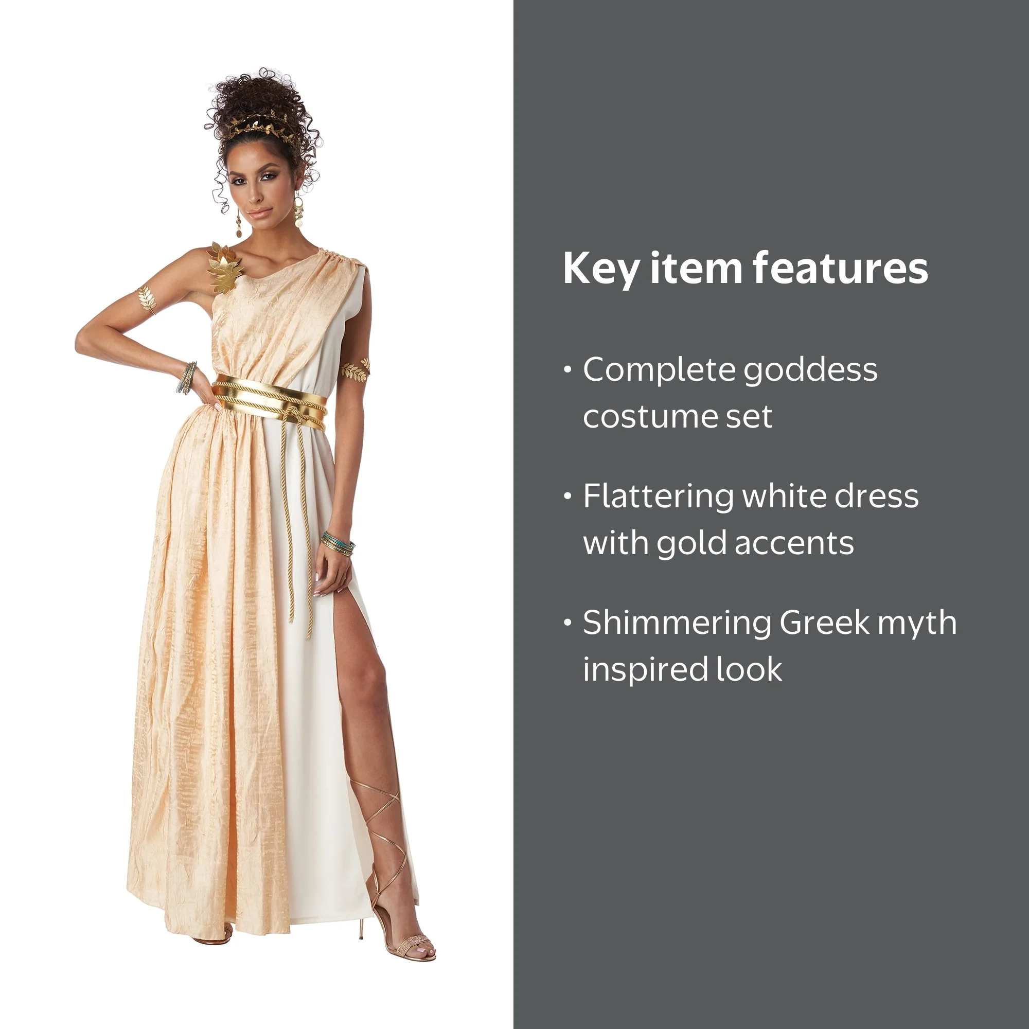Golden Goddess Adult Costume Small