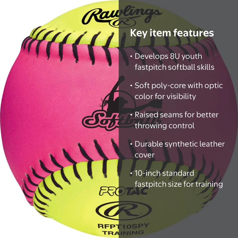 Rawlings | Fastpitch Training Softball | Soft Poly-Core Center