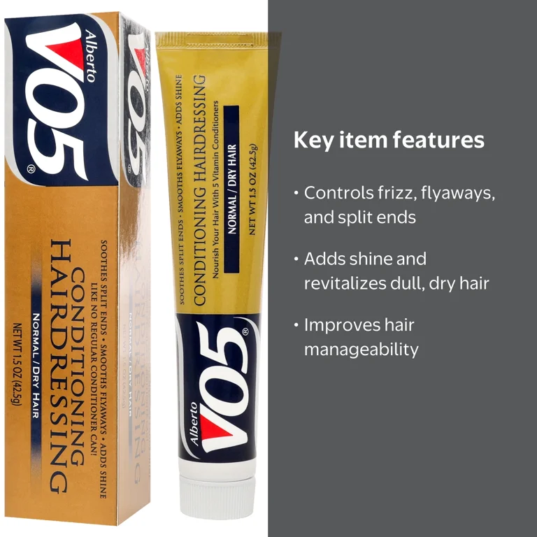 Alberto VO5, Conditioning Hair Dressing, 1.5 oz, Normal Dry Hair